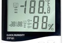 Thermometer Hygro and Clock ETP101