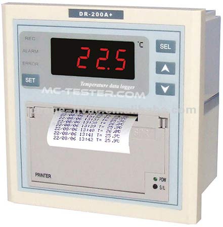 Alat Ukur Suhu Udara dalam ruangan atau box penyimpan atau transportasi DR200A+k