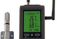 Thermometer Suhu & Humidity Data Logger WIFI R90W